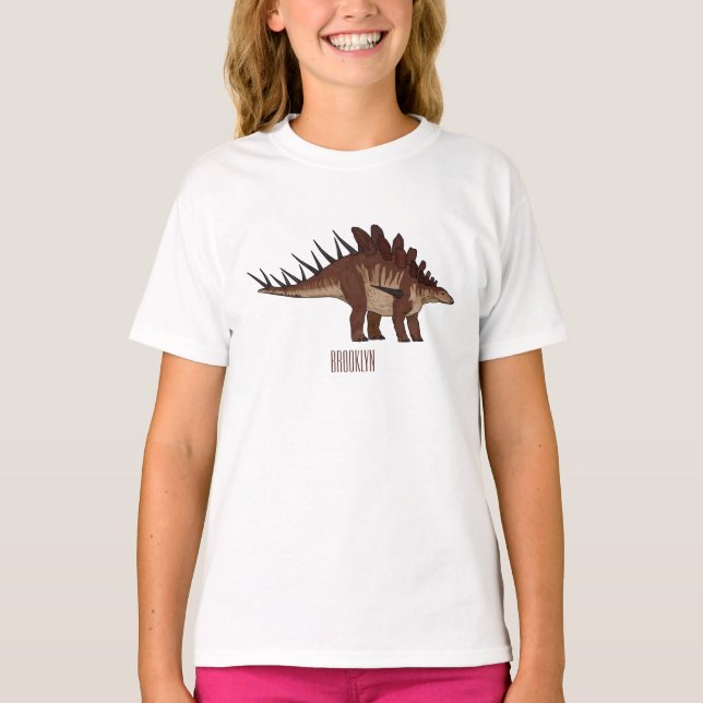 Kentrosaurus cartoon illustration  T-Shirt (Front)