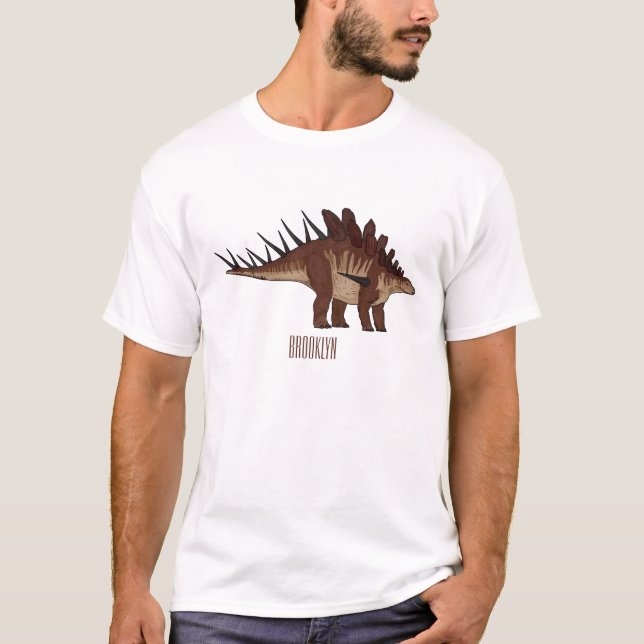 Kentrosaurus cartoon illustration  T-Shirt (Front)