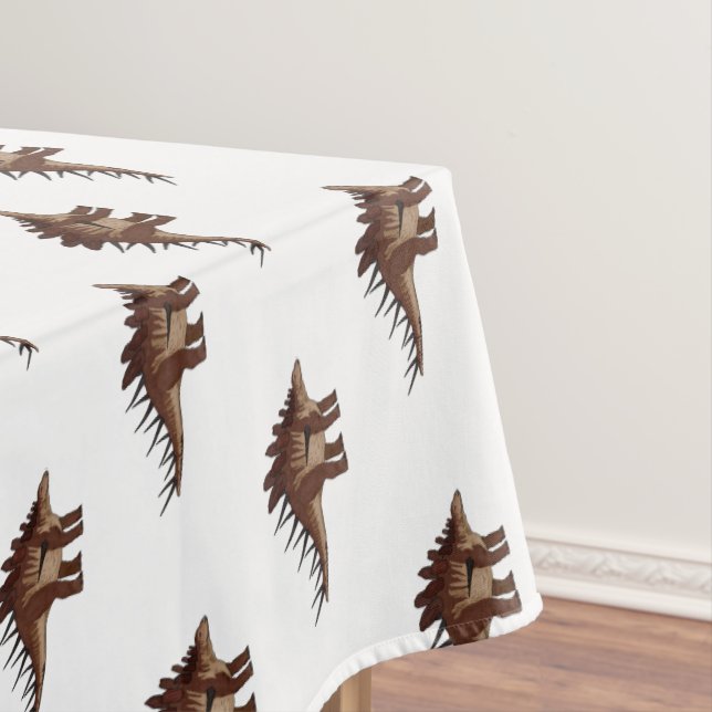 Kentrosaurus cartoon illustration  tablecloth (In Situ)