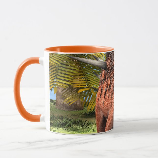 Kentrosaurus Dinosaur Jungle Prehistoric Art Mug (Left)