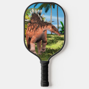 Kentrosaurus Dinosaur Jungle Prehistoric Art Pickleball Paddle