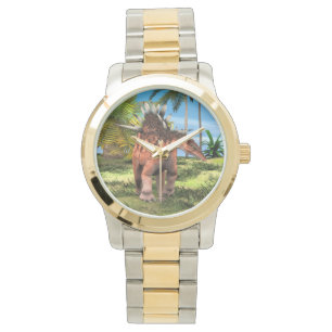 Kentrosaurus Dinosaur Jungle Prehistoric Art Watch