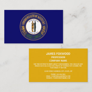 Kentuckian Flag & Seal, Flag of Kentucky Business Card