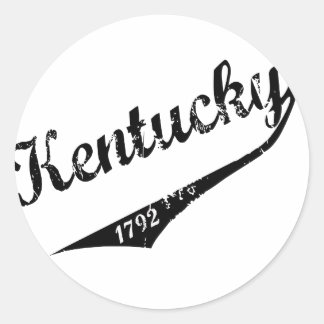 Kentucky 1792 classic round sticker