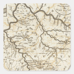 Kentucky 2 square sticker