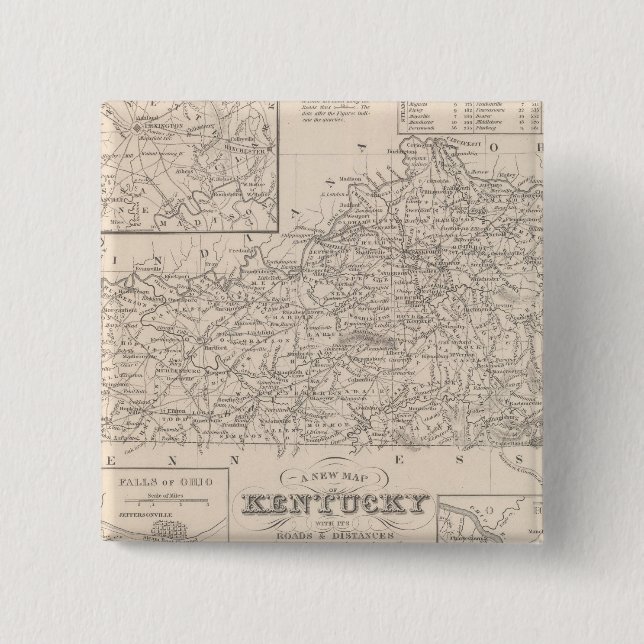 Kentucky 3 15 cm square badge (Front)