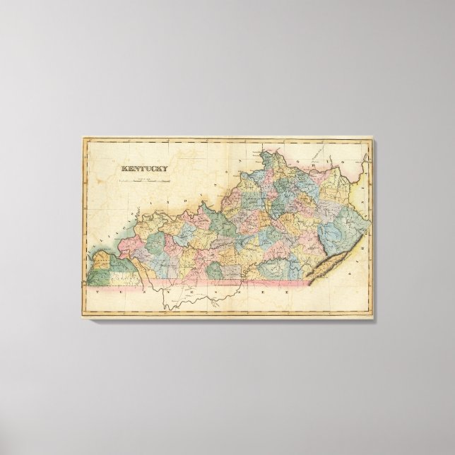 Kentucky 5 canvas print (Front)