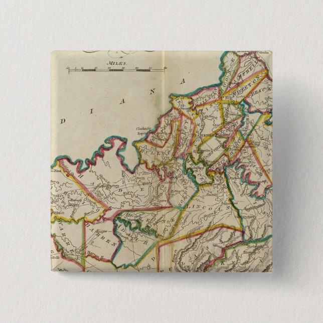 Kentucky 6 15 cm square badge (Front)