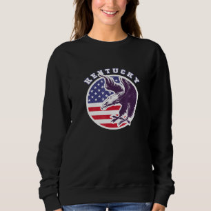 Kentucky American Patriot Veteran Eagle Pride Stat Sweatshirt