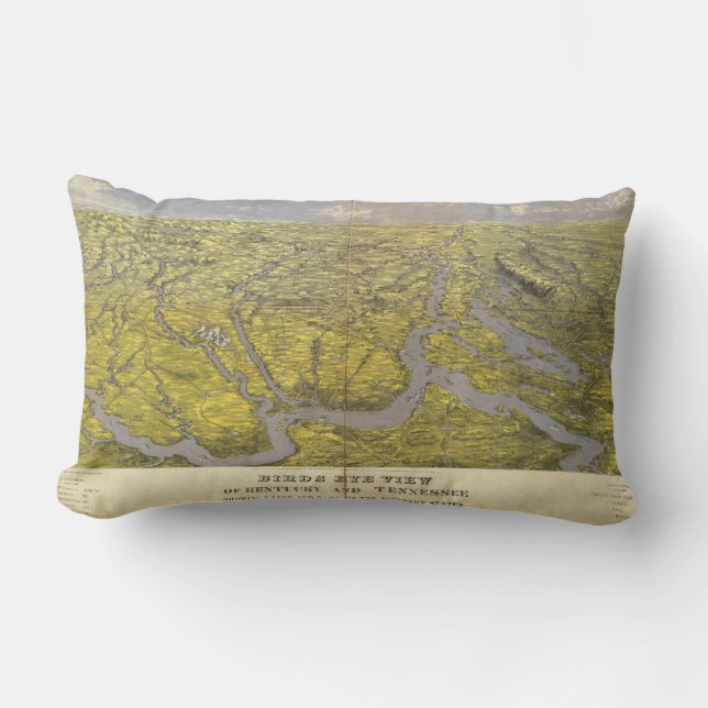 Kentucky and Tennessee 5 Lumbar Cushion (Front)