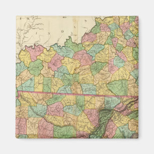 Kentucky and Tennessee 6 Magnet