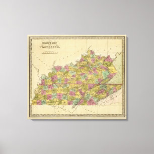 Kentucky And Tennessee Canvas Print