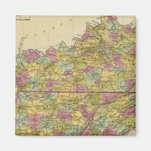 Kentucky And Tennessee Magnet