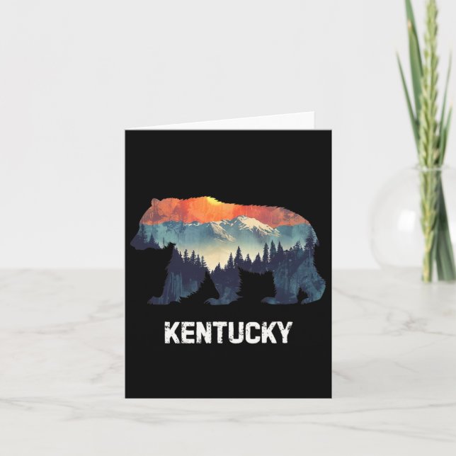 Kentucky Bear  Card (Front)