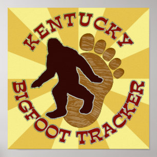 Kentucky Bigfoot Tracker Poster