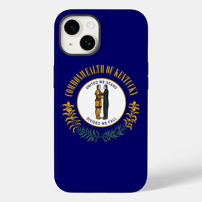 Kentucky: Bluegrass Commonwealth US State Flag Case-Mate iPhone Case (Back)
