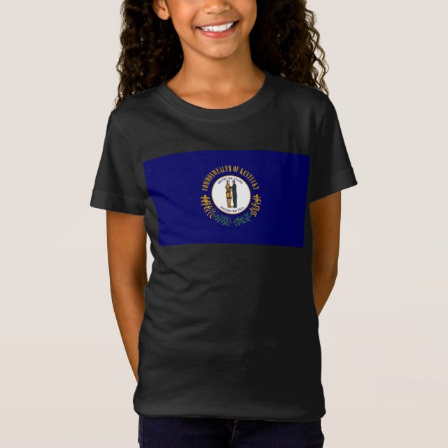 Kentucky: Bluegrass Commonwealth US State Flag T-Shirt (Front)