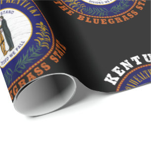 KENTUCKY BLUEGRASS STATE FLAG WRAPPING PAPER