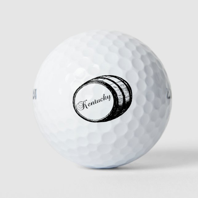 Kentucky Bourbon Golf Balls (Front)
