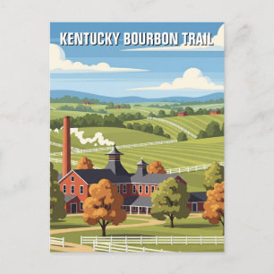 Kentucky Bourbon Trail Travel Postcard