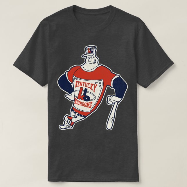 Kentucky Bourbons Defunct Louisville Softball T-Shirt (Design Front)