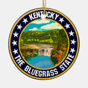 Kentucky                                           ceramic tree decoration