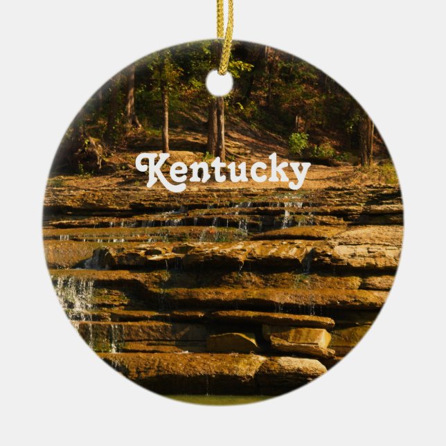 Kentucky Ceramic Tree Decoration (Front)