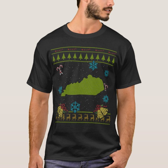 Kentucky Christmas Ugly Shirt (Front)