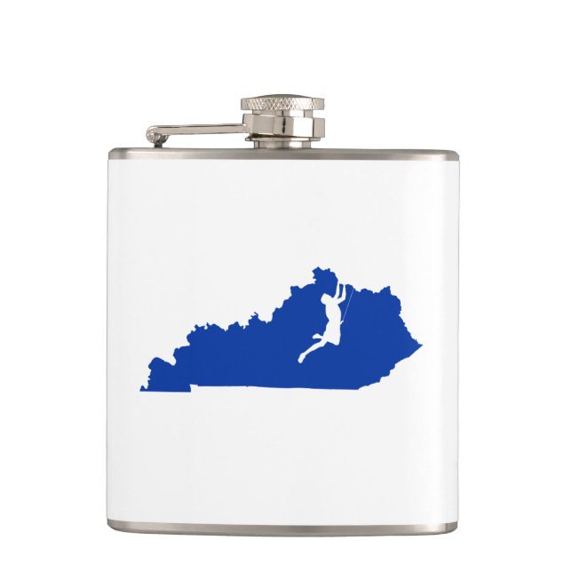 Kentucky Climbing Hip Flask (Front)