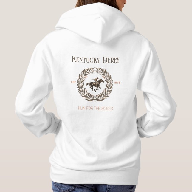 Kentucky Derby 1875 Run for the Roses Hoodie (Back)
