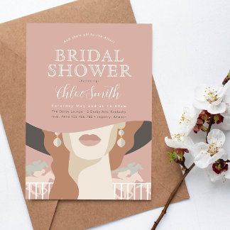 Kentucky Derby Bridal Shower, Modern Race Horse Invitation