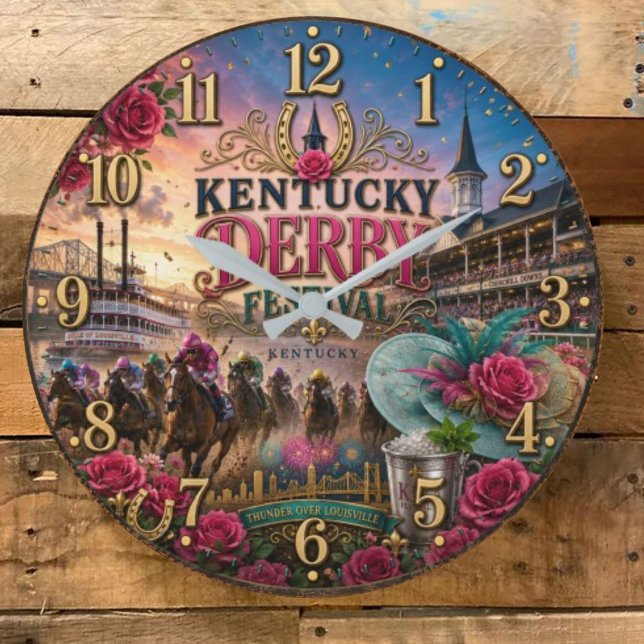 Kentucky Derby Festival Large Clock (Creator Uploaded)