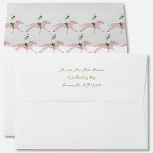 Kentucky Derby Horse Jockey Envelope