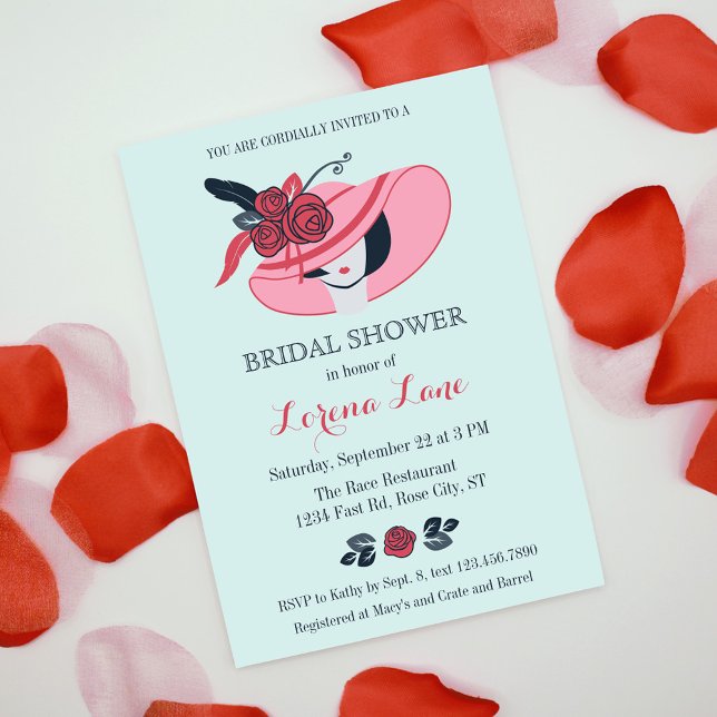 Kentucky Derby Inspired Bridal Shower Invitation (Creator Uploaded)