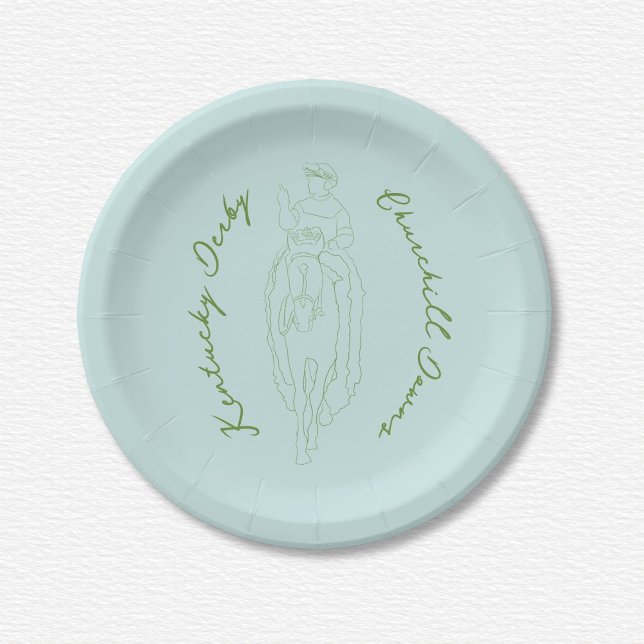 Kentucky Derby Paper Plates (Creator Uploaded)