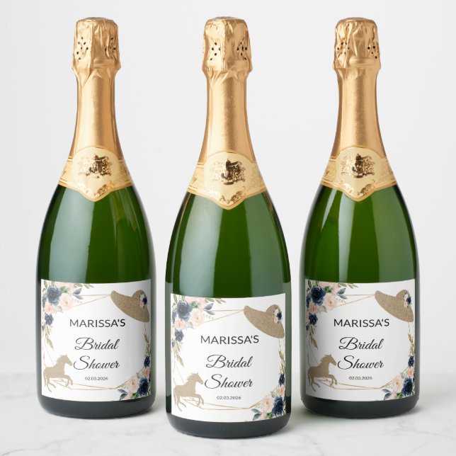 Kentucky Derby Sparkling Wine Label (Bottles)