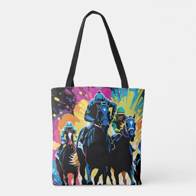 Kentucky Derby Thrill Tote Bag (Back)