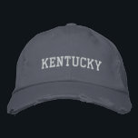 Kentucky Disstressed Embroidered Adjustable Hat<br><div class="desc">Kentucky Disstressed Embroidered Adjustable Hat</div>