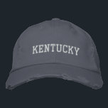 Kentucky Disstressed Embroidered Adjustable Hat<br><div class="desc">Kentucky Disstressed Embroidered Adjustable Hat</div>