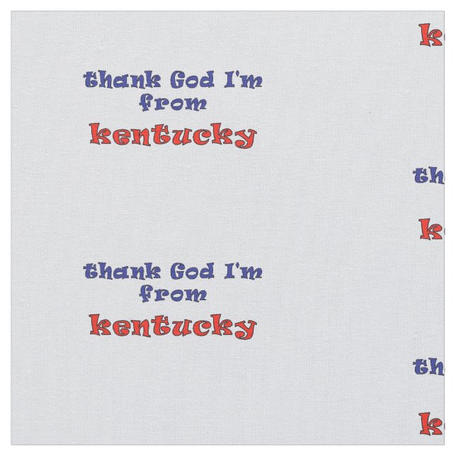 Kentucky Fabric (Close Up)