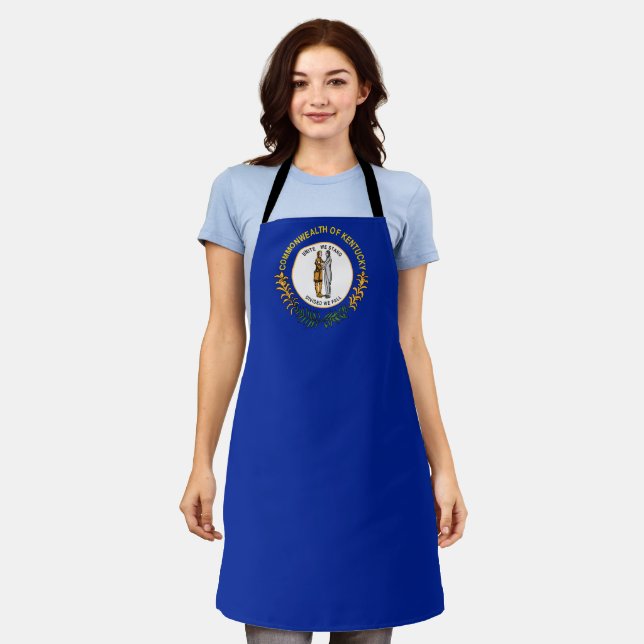 Kentucky flag apron (Worn)