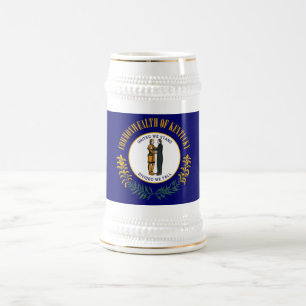 KENTUCKY FLAG BEER STEIN