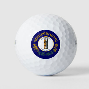 KENTUCKY FLAG GOLF BALLS