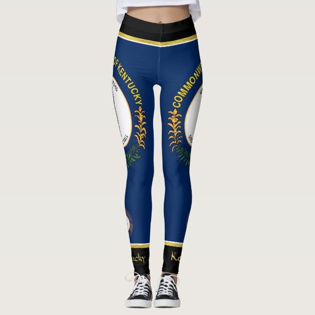 Kentucky flag leggings (Front)