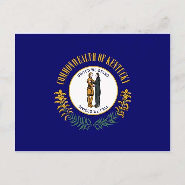 Kentucky Flag Postcard (Front)