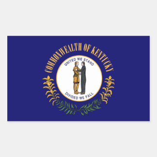 Kentucky Flag Rectangular Sticker