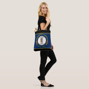 Kentucky flag tote bag