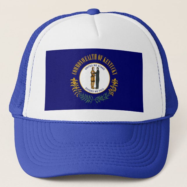 KENTUCKY FLAG TRUCKER HAT (Front)