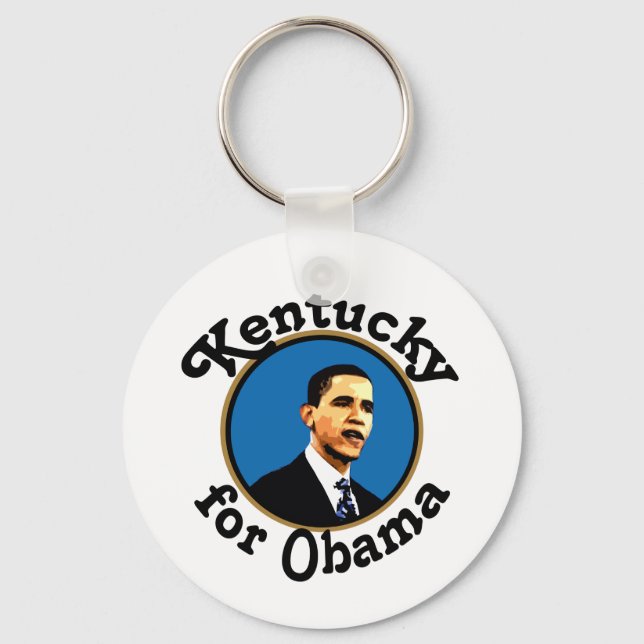 Kentucky for Obama keychain (Front)