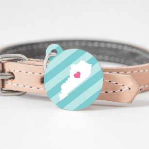 Kentucky Heart Pet Tag